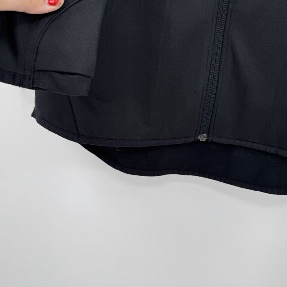 Under Armour Cold Gear Full Zip Hooded Jacket sz M Women's in Black Fleece Lined - Picture 4 of 11